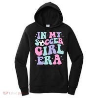 In My Soccer Era Retro Groovy Soccer Gift Women's Hoodie thumb 0