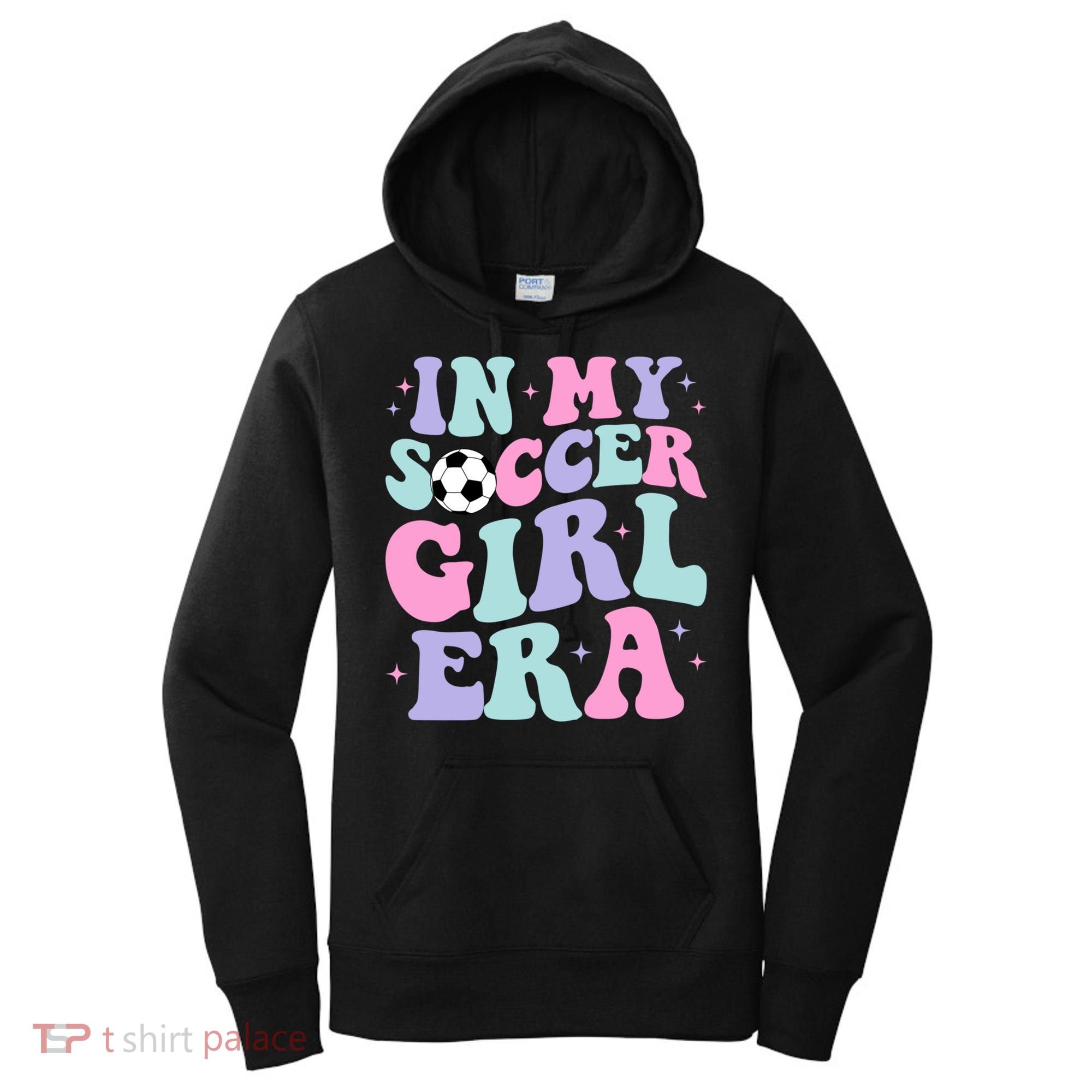 In My Soccer Era Retro Groovy Soccer Gift Women's Hoodie