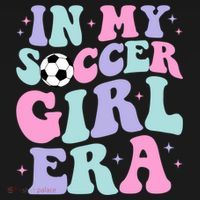 In My Soccer Era Retro Groovy Soccer Gift Ornament thumb 1