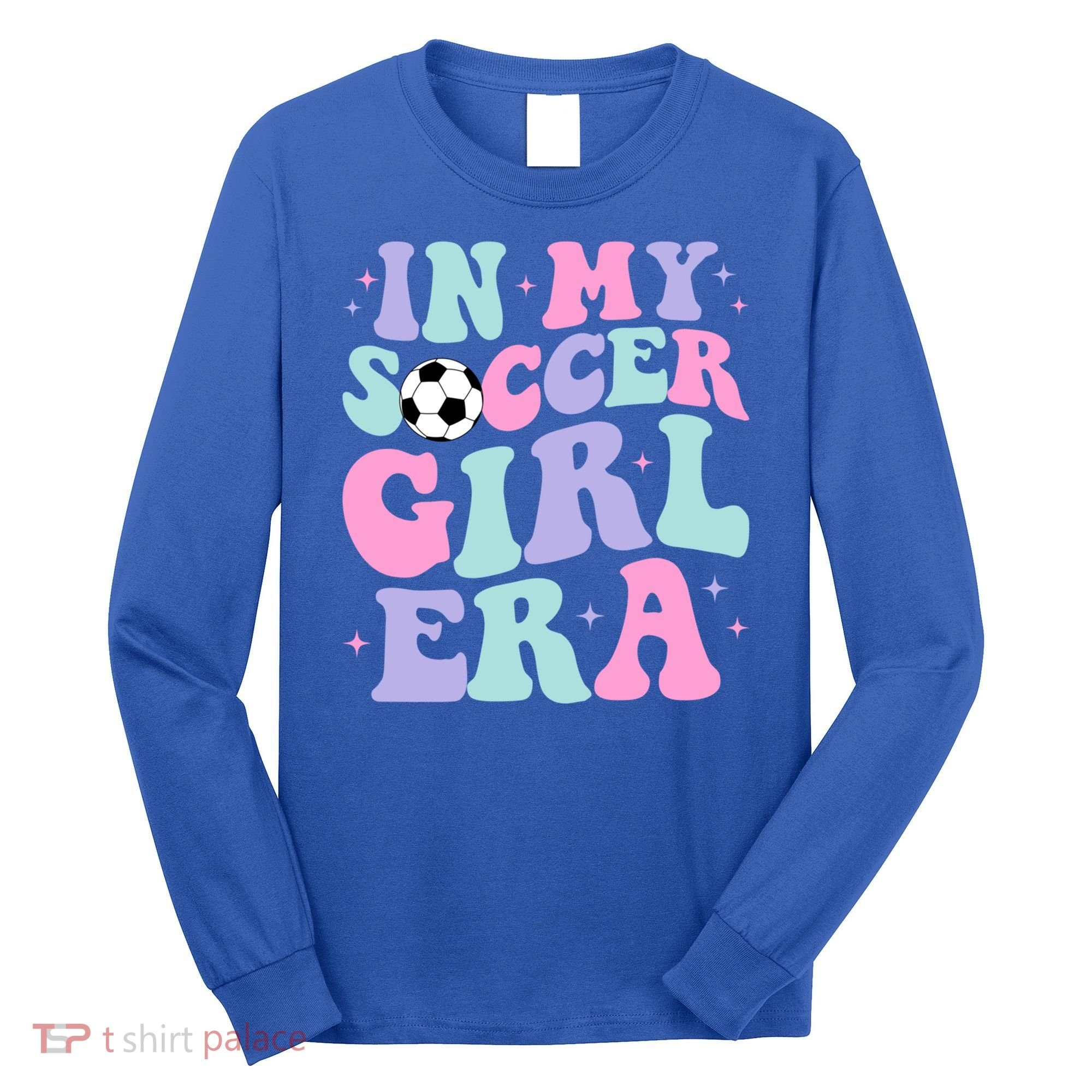 In My Soccer Era Retro Groovy Soccer Gift Long Sleeve Shirt
