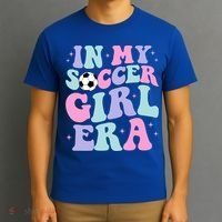 In My Soccer Era Retro Groovy Soccer Gift T-Shirt thumb 3