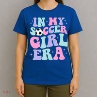 In My Soccer Era Retro Groovy Soccer Gift T-Shirt thumb 4