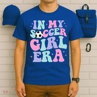 In My Soccer Era Retro Groovy Soccer Gift T-Shirt thumb 6