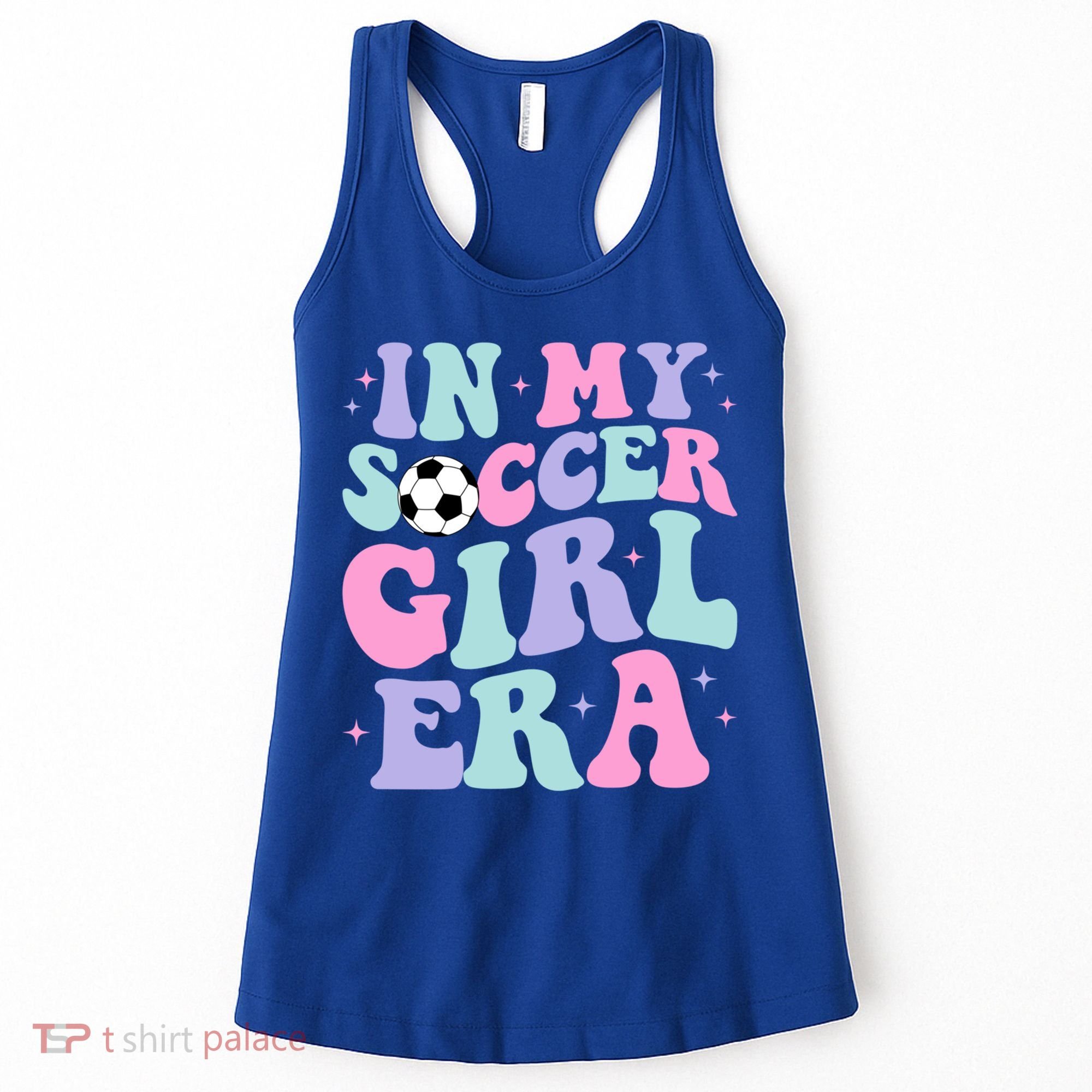 In My Soccer Era Retro Groovy Soccer Gift Women's Tank Top