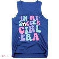 In My Soccer Era Retro Groovy Soccer Gift Tank Top thumb 0