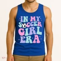 In My Soccer Era Retro Groovy Soccer Gift Tank Top thumb 3