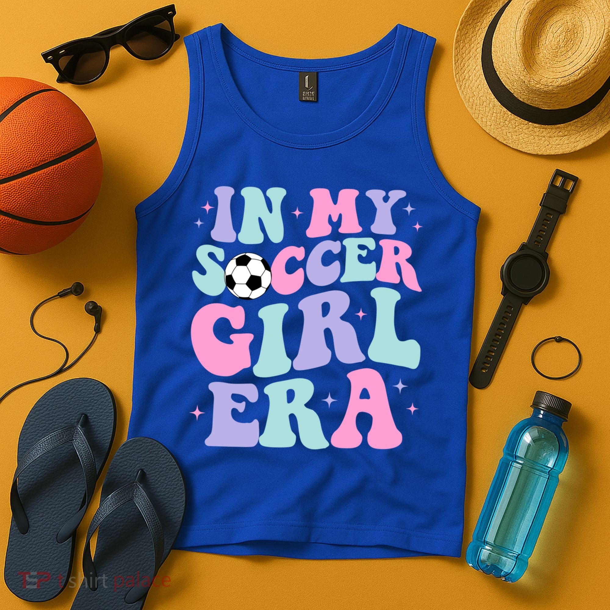 In My Soccer Era Retro Groovy Soccer Gift Tank Top