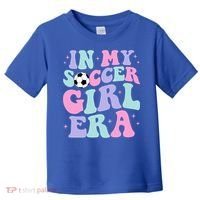 In My Soccer Era Retro Groovy Soccer Gift Toddler T-Shirt thumb 0