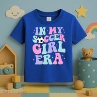 In My Soccer Era Retro Groovy Soccer Gift Toddler T-Shirt thumb 3