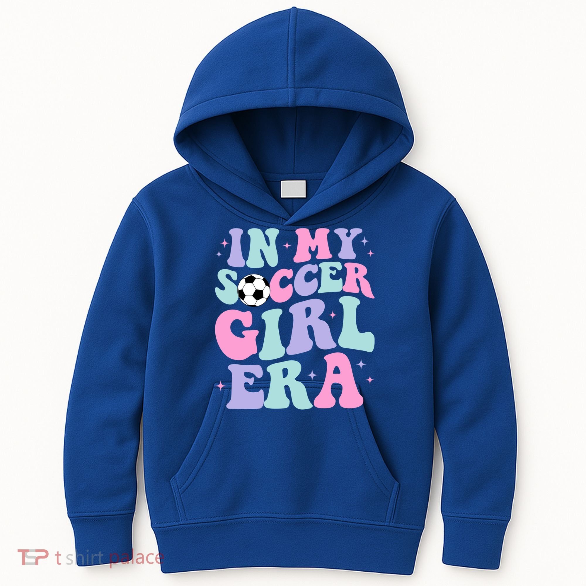 In My Soccer Era Retro Groovy Soccer Gift Kids Hoodie