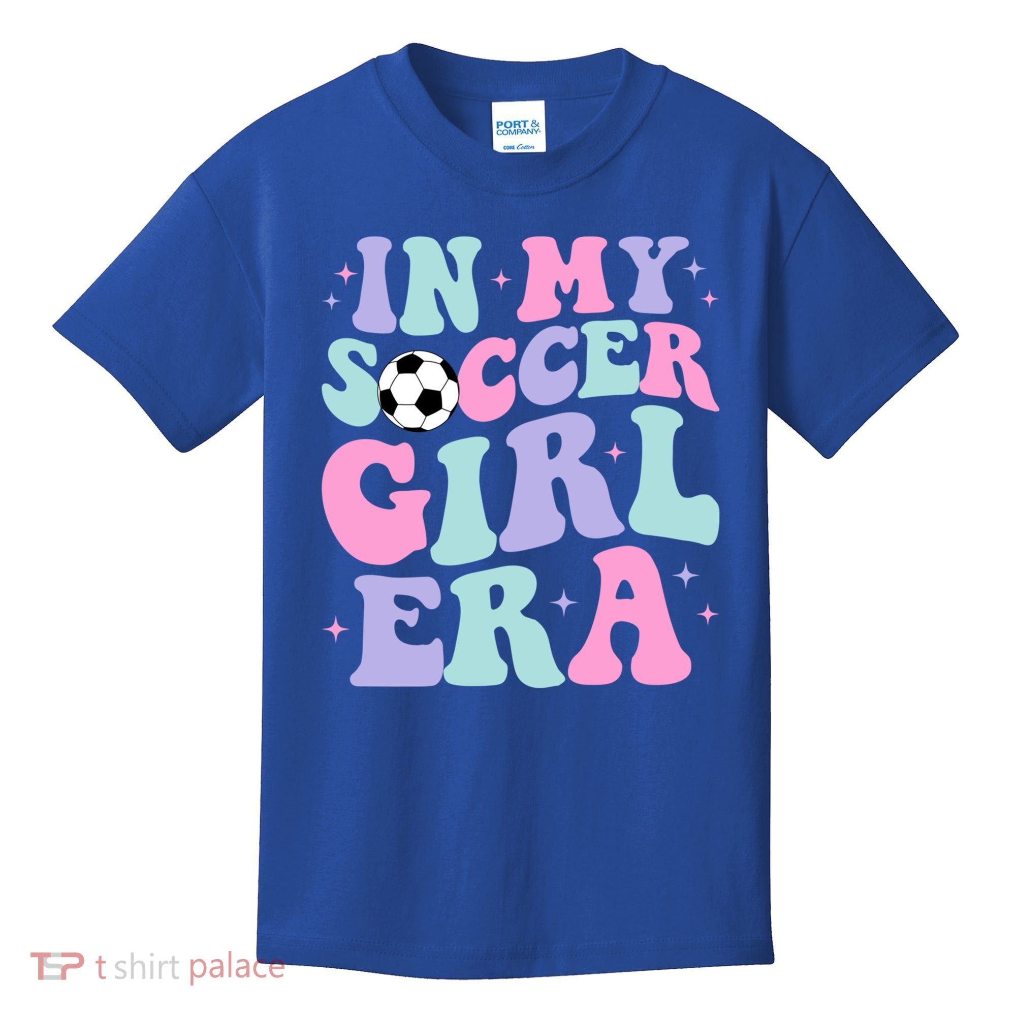 In My Soccer Era Retro Groovy Soccer Gift Kids T-Shirt