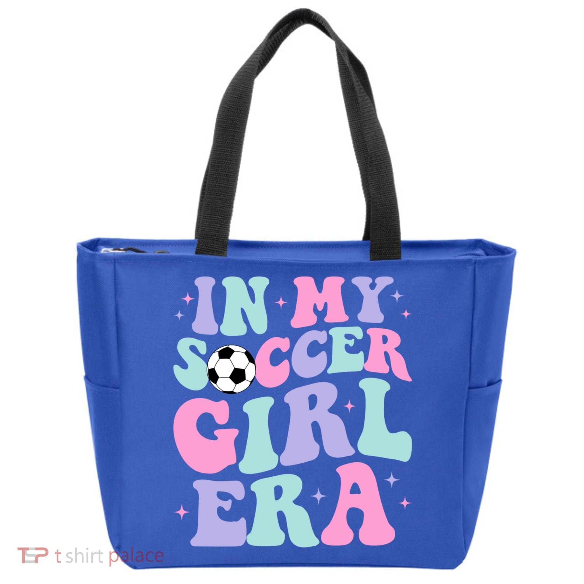 In My Soccer Era Retro Groovy Soccer Gift Tote Bag