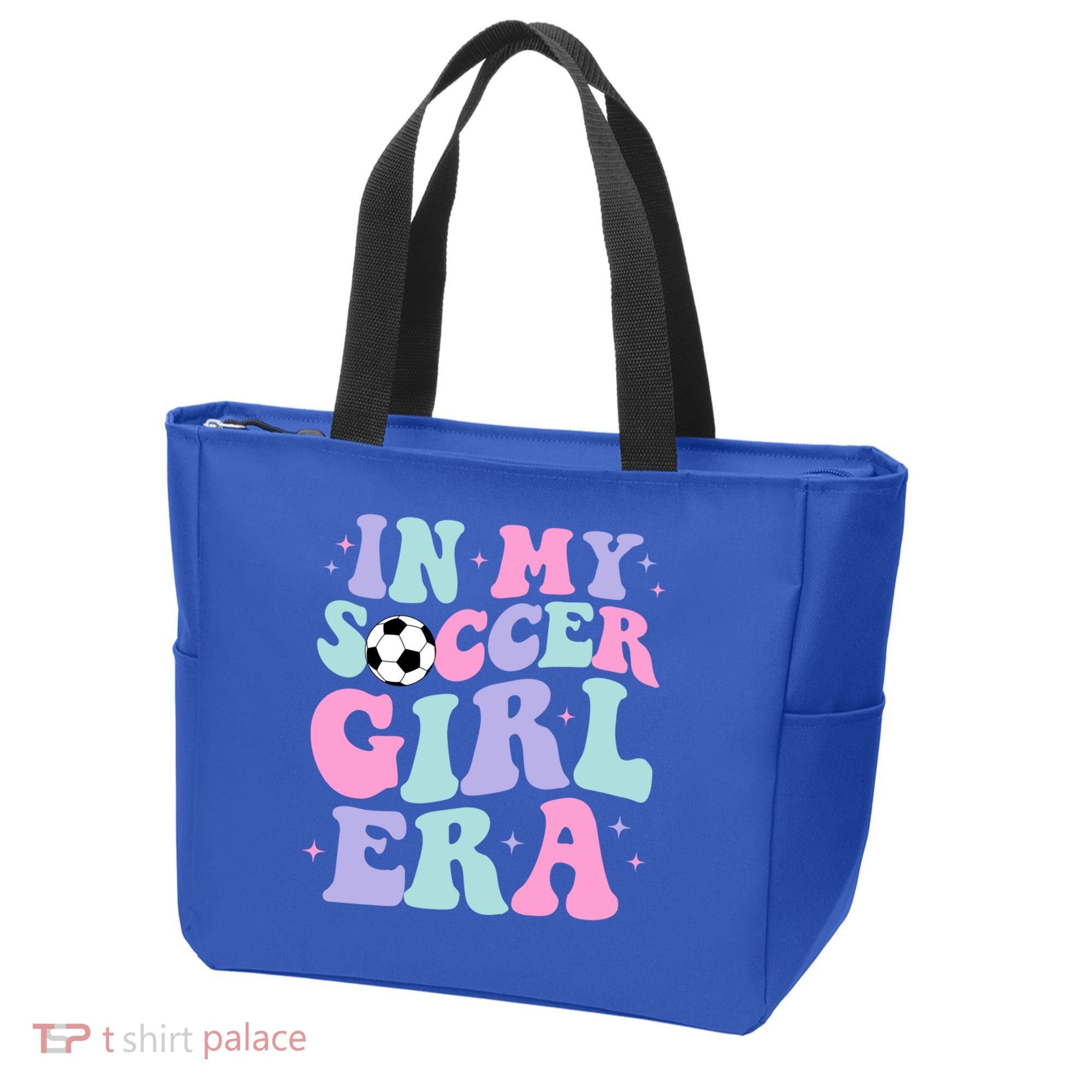 In My Soccer Era Retro Groovy Soccer Gift Tote Bag