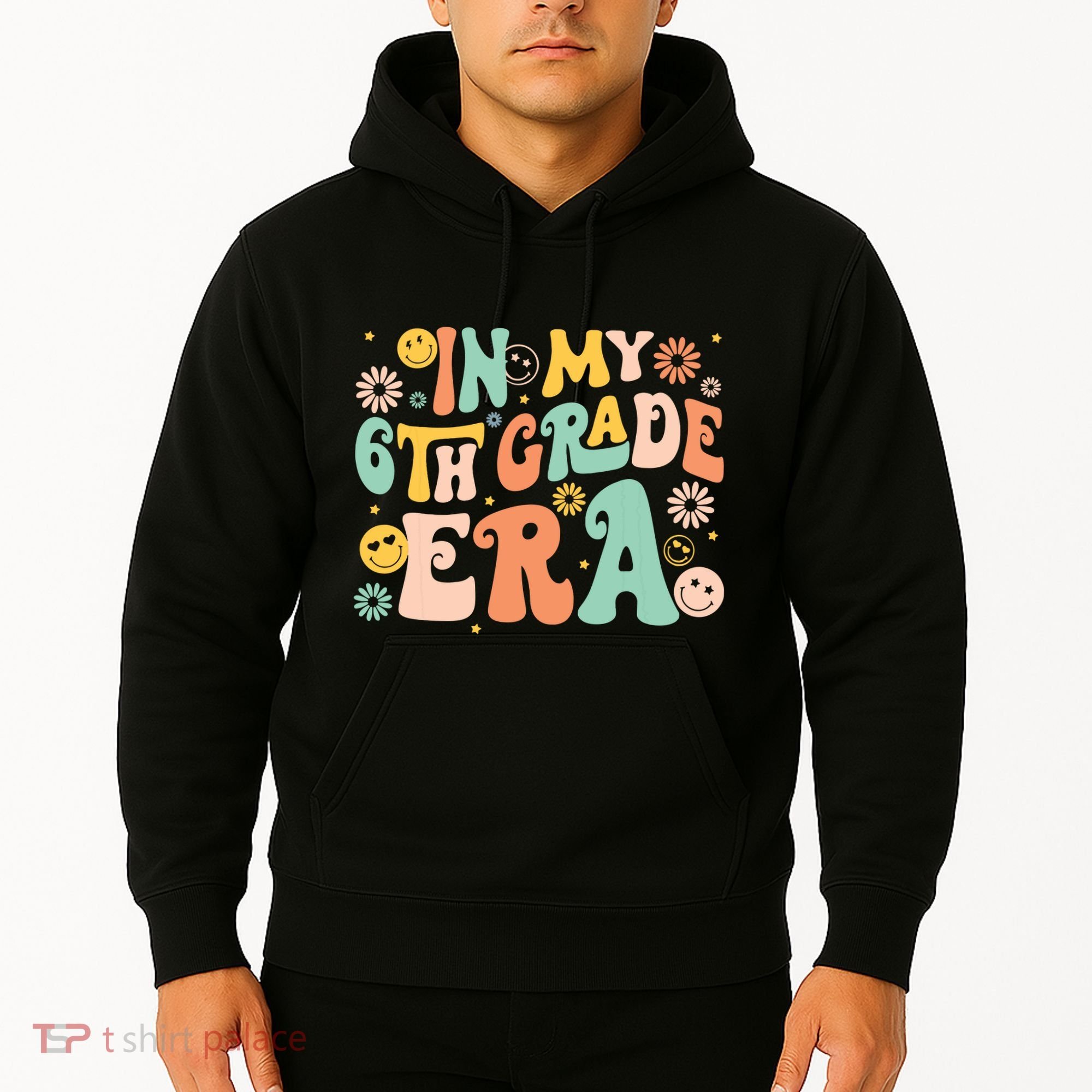 In My Sixth Grade Era Retro 6th Grade Back To School Hoodie