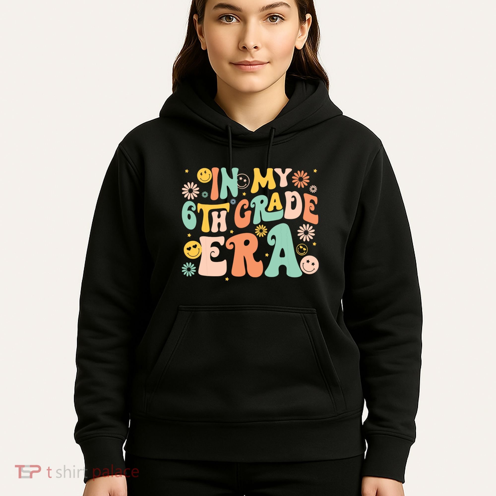 In My Sixth Grade Era Retro 6th Grade Back To School Hoodie