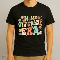 In My Sixth Grade Era Retro 6th Grade Back To School T-Shirt thumb 3