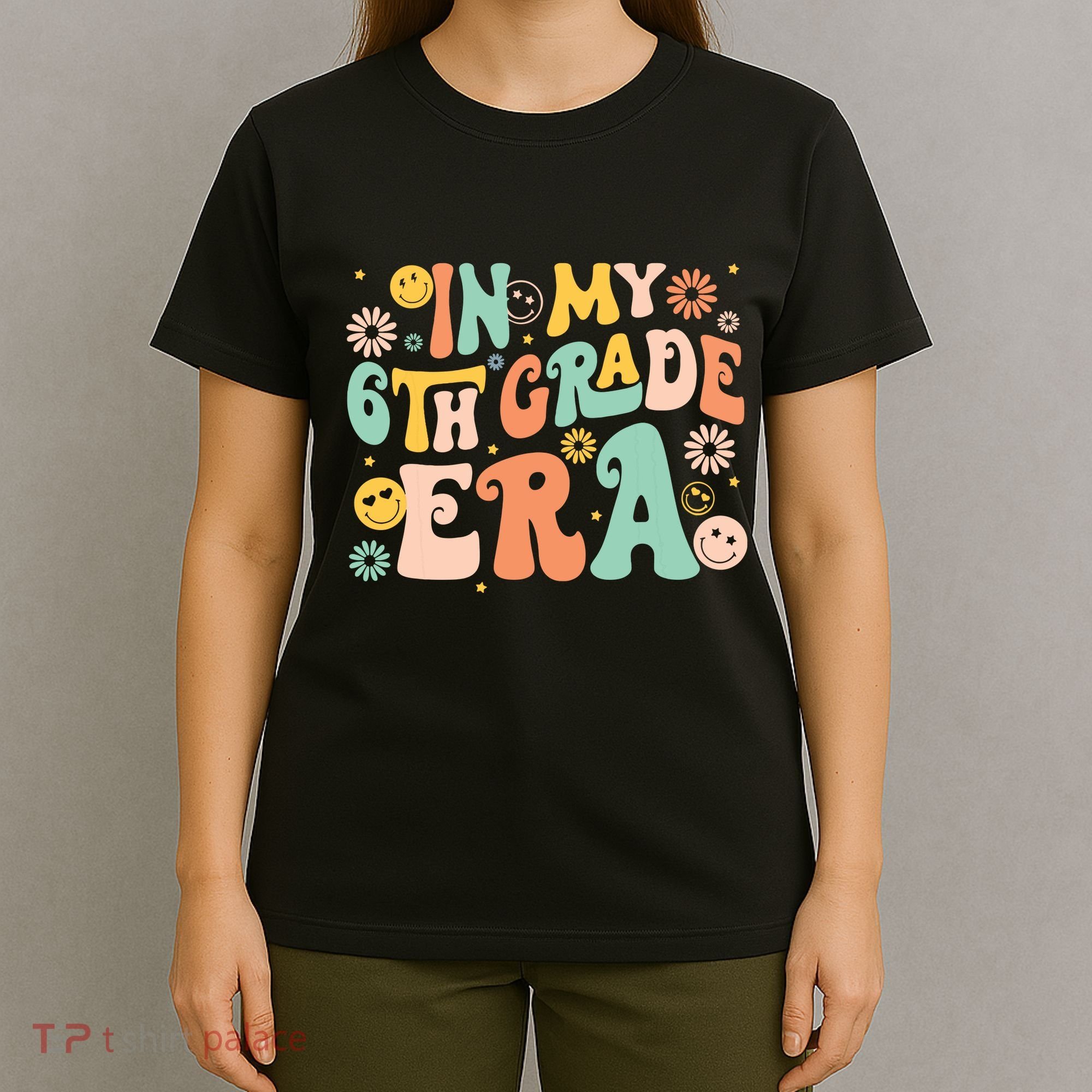 In My Sixth Grade Era Retro 6th Grade Back To School T-Shirt