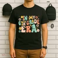 In My Sixth Grade Era Retro 6th Grade Back To School T-Shirt thumb 6