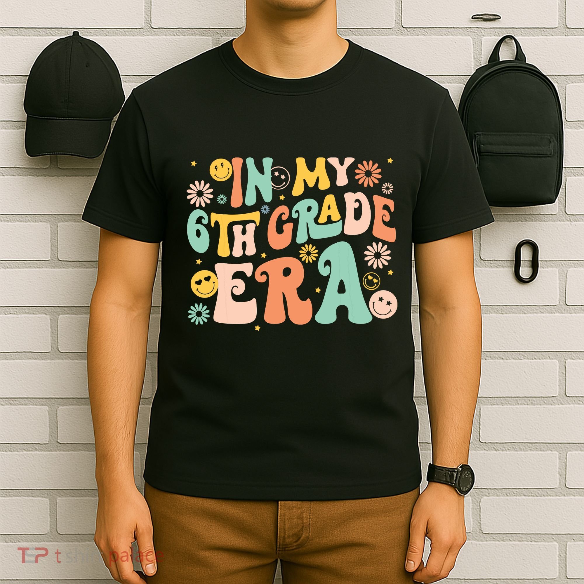 In My Sixth Grade Era Retro 6th Grade Back To School T-Shirt