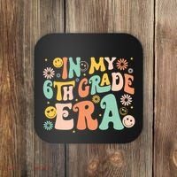 In My Sixth Grade Era Retro 6th Grade Back To School Coaster thumb 0
