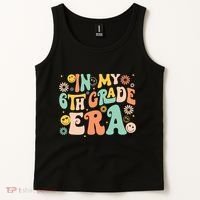 In My Sixth Grade Era Retro 6th Grade Back To School Tank Top thumb 2