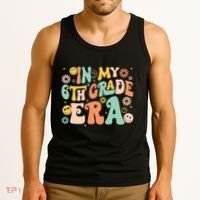 In My Sixth Grade Era Retro 6th Grade Back To School Tank Top thumb 3