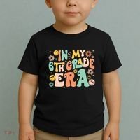 In My Sixth Grade Era Retro 6th Grade Back To School Toddler T-Shirt thumb 2