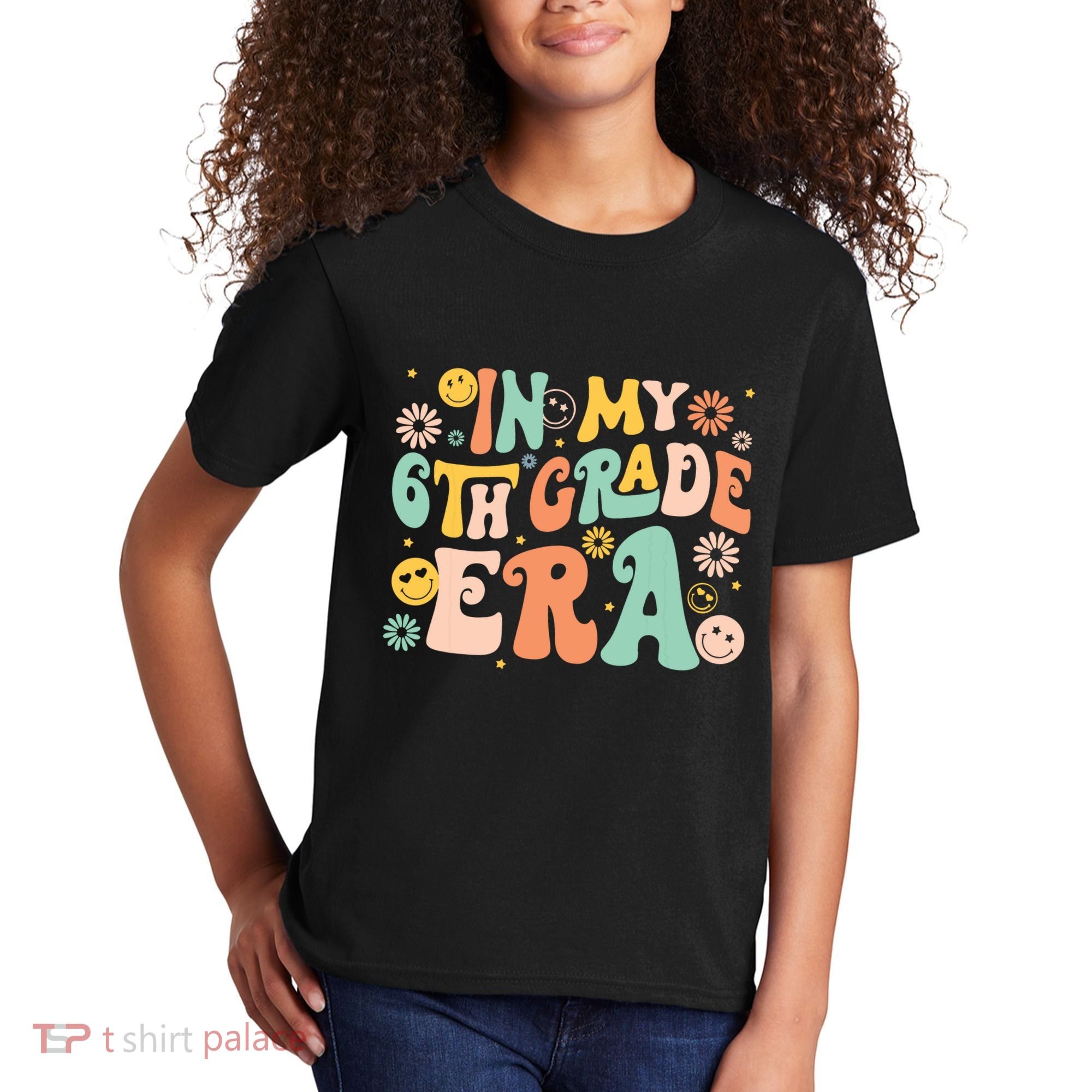 In My Sixth Grade Era Retro 6th Grade Back To School Kids T-Shirt