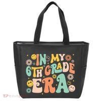 In My Sixth Grade Era Retro 6th Grade Back To School Tote Bag thumb 0