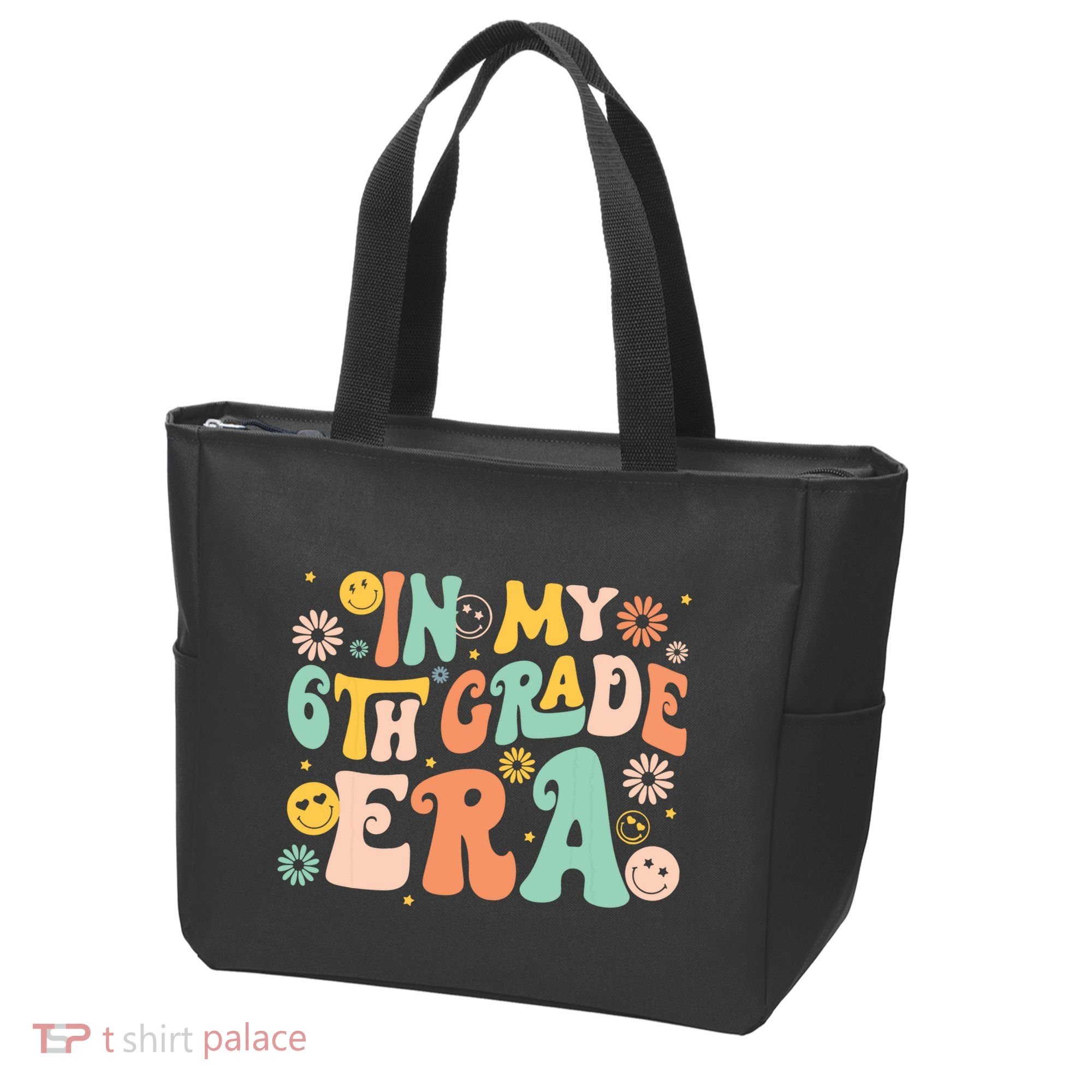 In My Sixth Grade Era Retro 6th Grade Back To School Tote Bag