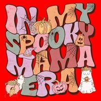 In My Spooky Mama Era Gift Santa Hat thumb 1