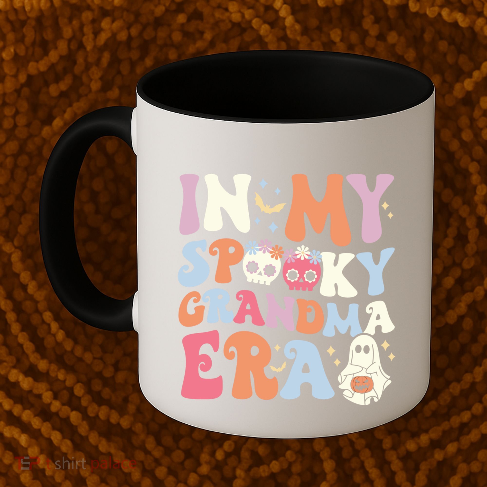 In My Spooky Grandma Era Halloween Groovy Witchy Grandma Meaningful Gift Coffee Mug