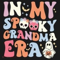 In My Spooky Grandma Era Halloween Groovy Witchy Grandma Meaningful Gift Pajama Set thumb 2
