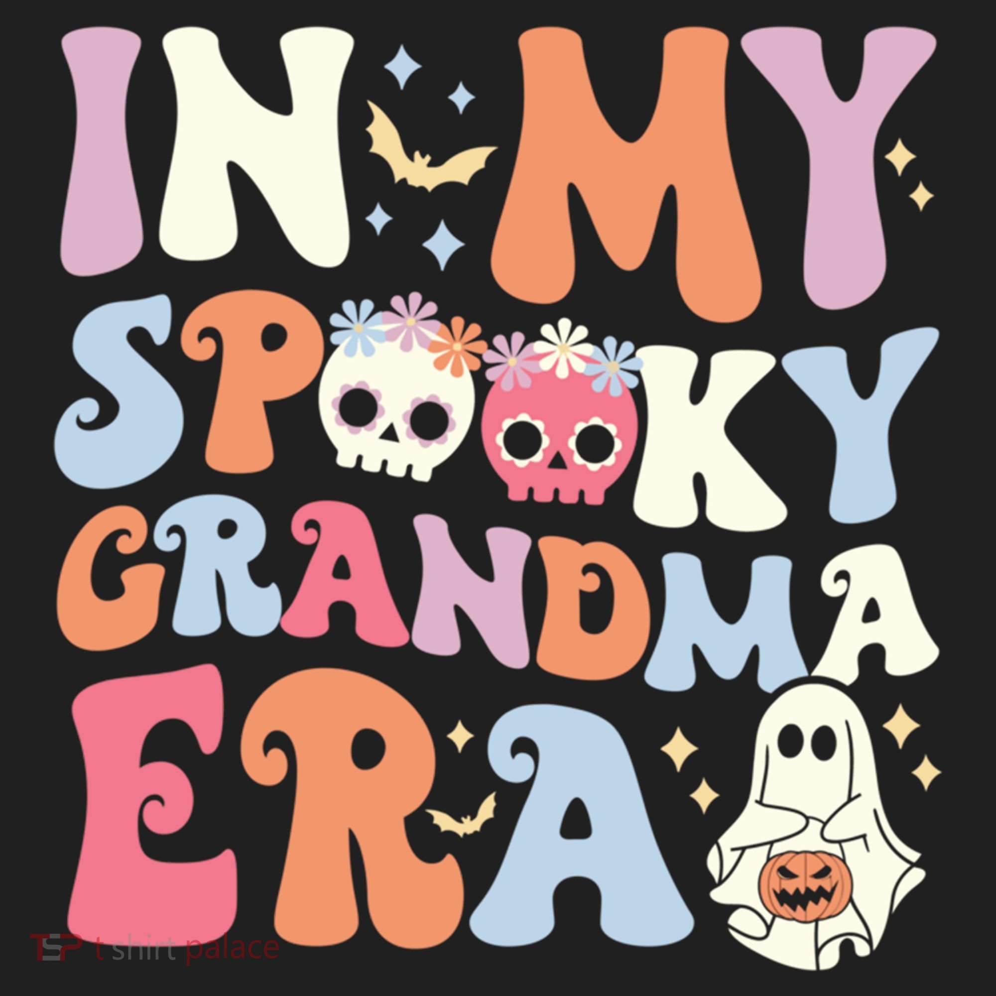 In My Spooky Grandma Era Halloween Groovy Witchy Grandma Meaningful Gift Hat