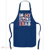 In My Spooky Grandma Era Halloween Groovy Witchy Grandma Meaningful Gift Apron thumb 0