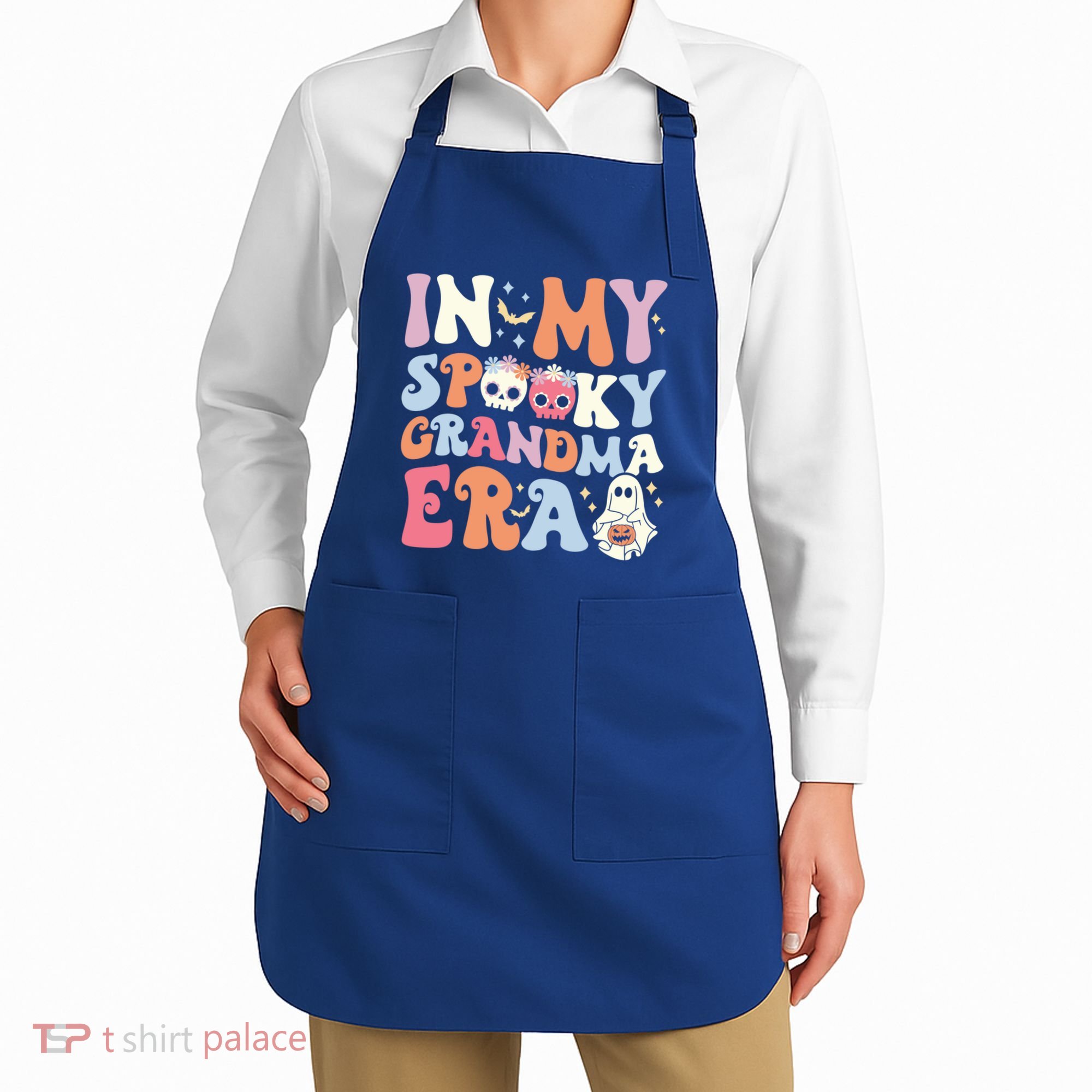 In My Spooky Grandma Era Halloween Groovy Witchy Grandma Meaningful Gift Apron