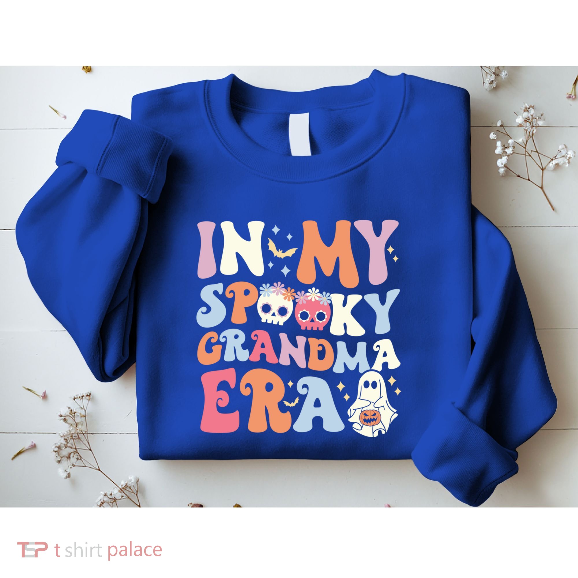 In My Spooky Grandma Era Halloween Groovy Witchy Grandma Meaningful Gift Sweatshirt