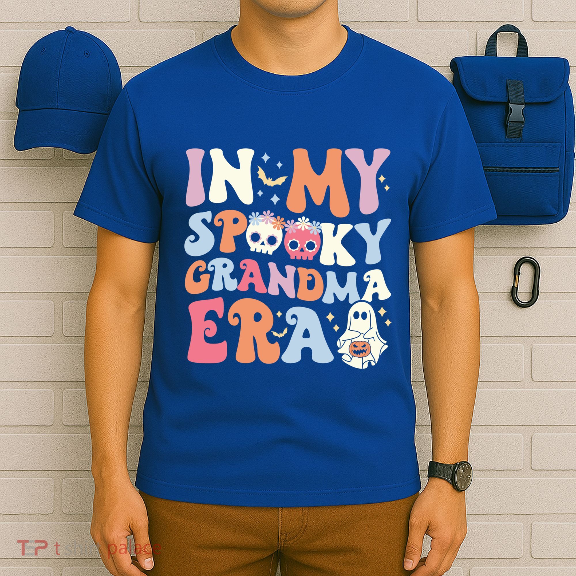 In My Spooky Grandma Era Halloween Groovy Witchy Grandma Meaningful Gift T-Shirt