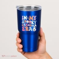 In My Spooky Grandma Era Halloween Groovy Witchy Grandma Meaningful Gift Tumbler thumb 2