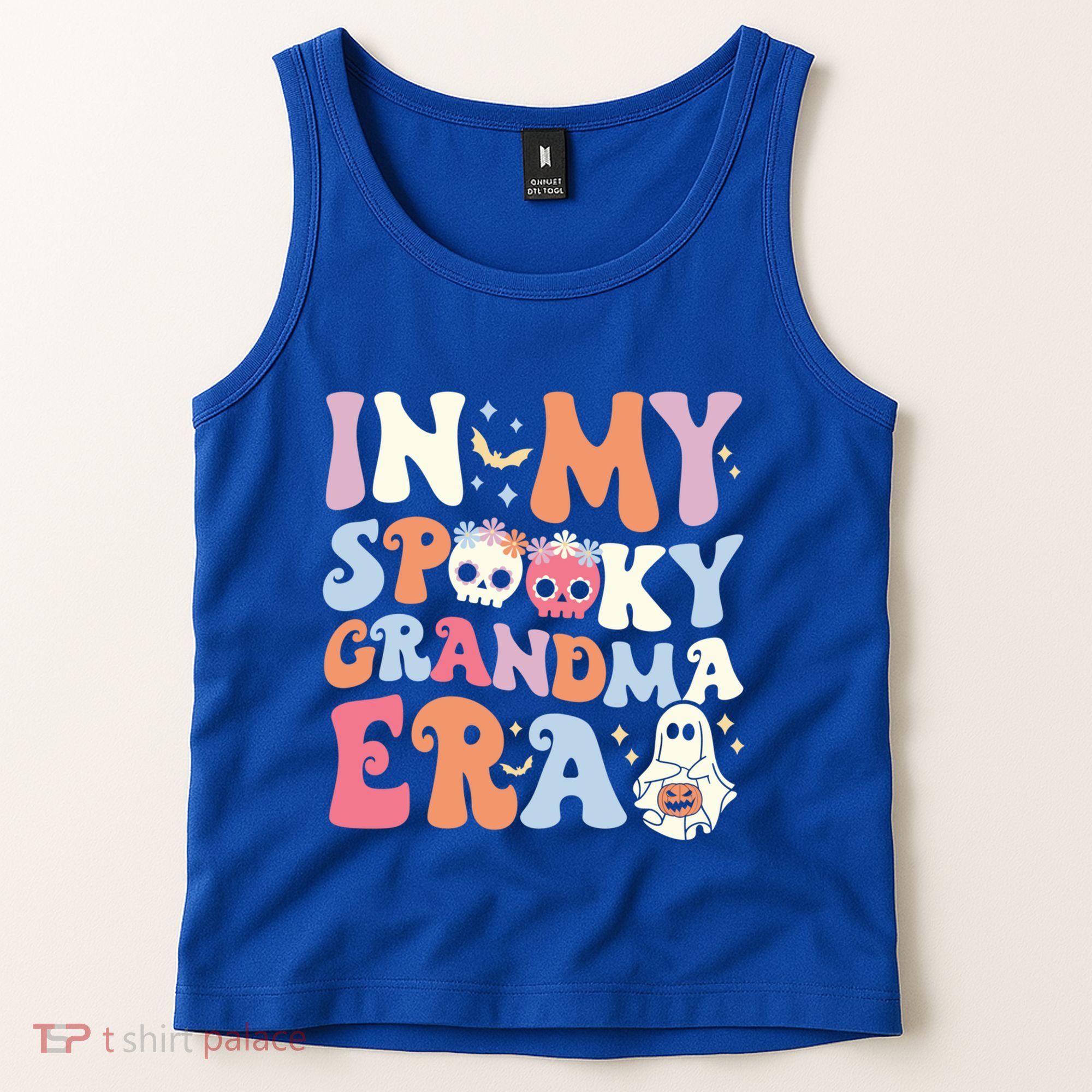 In My Spooky Grandma Era Halloween Groovy Witchy Grandma Meaningful Gift Tank Top