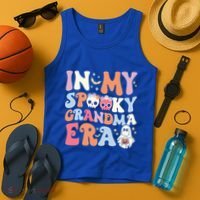 In My Spooky Grandma Era Halloween Groovy Witchy Grandma Meaningful Gift Tank Top thumb 4