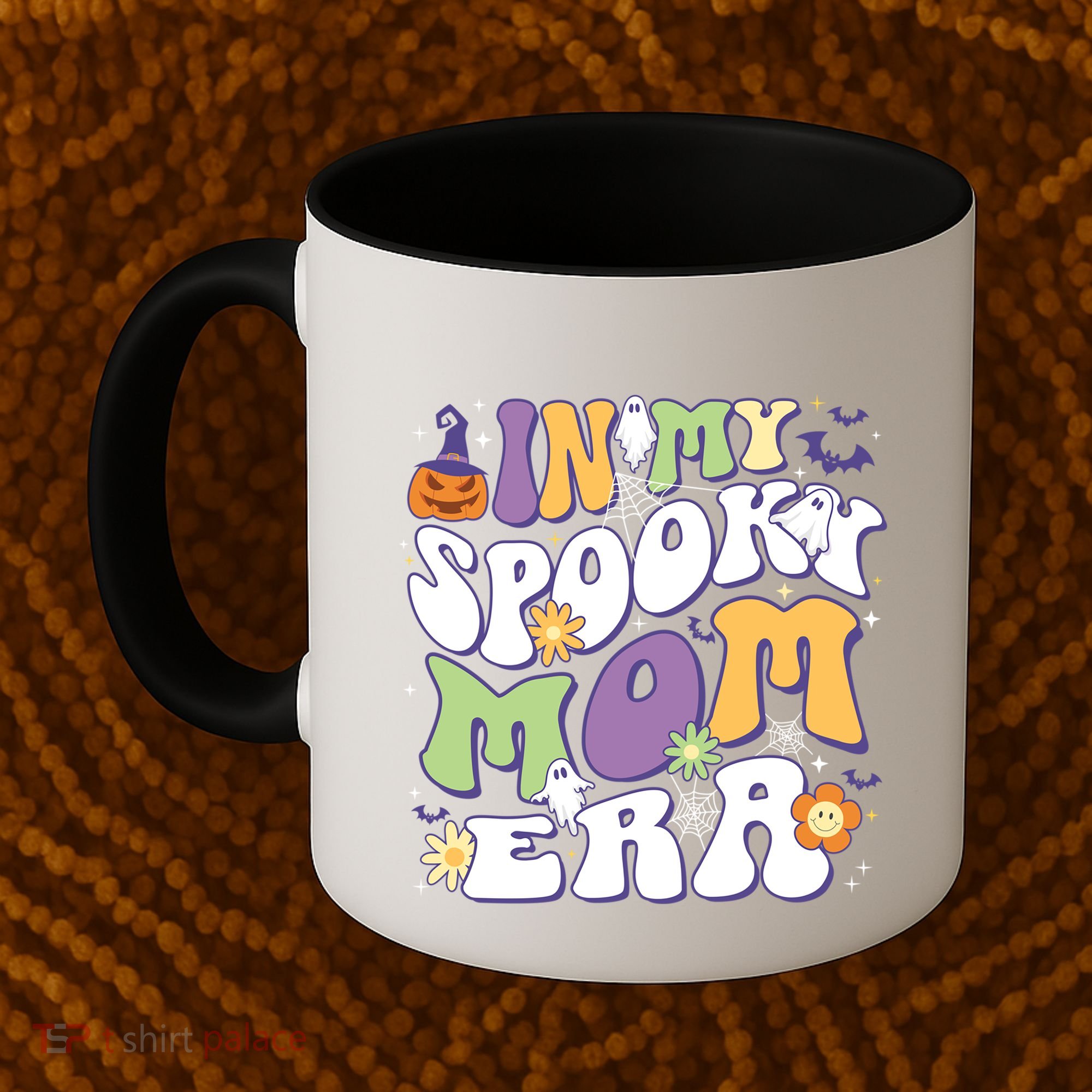In My Spooky Mom Era Halloween Groovy Mama Retro Cute Gift Coffee Mug