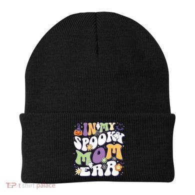 In My Spooky Mom Era Halloween Groovy Mama Retro Cute Gift Beanie