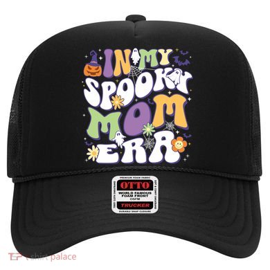 In My Spooky Mom Era Halloween Groovy Mama Retro Cute Gift Hat