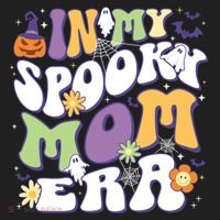 In My Spooky Mom Era Halloween Groovy Mama Retro Cute Gift Hat thumb 2