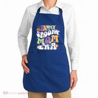In My Spooky Mom Era Halloween Groovy Mama Retro Cute Gift Apron thumb 2