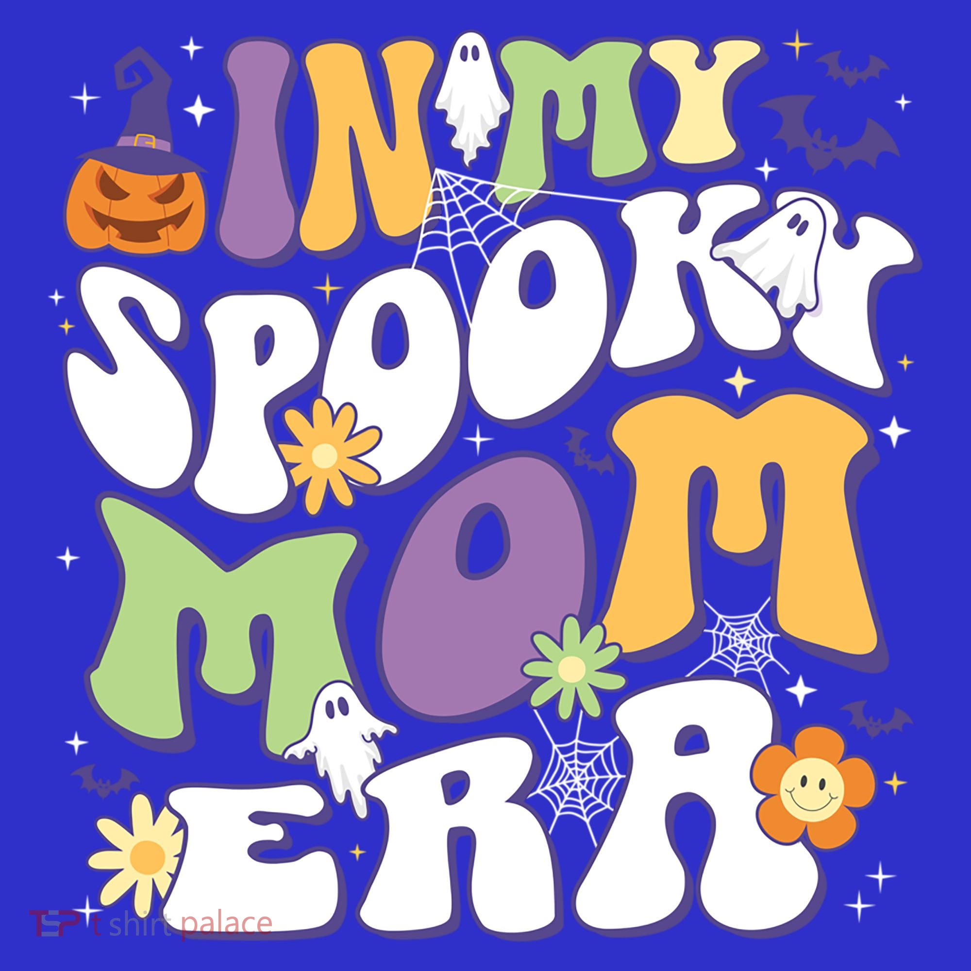 In My Spooky Mom Era Halloween Groovy Mama Retro Cute Gift Sweatshirt