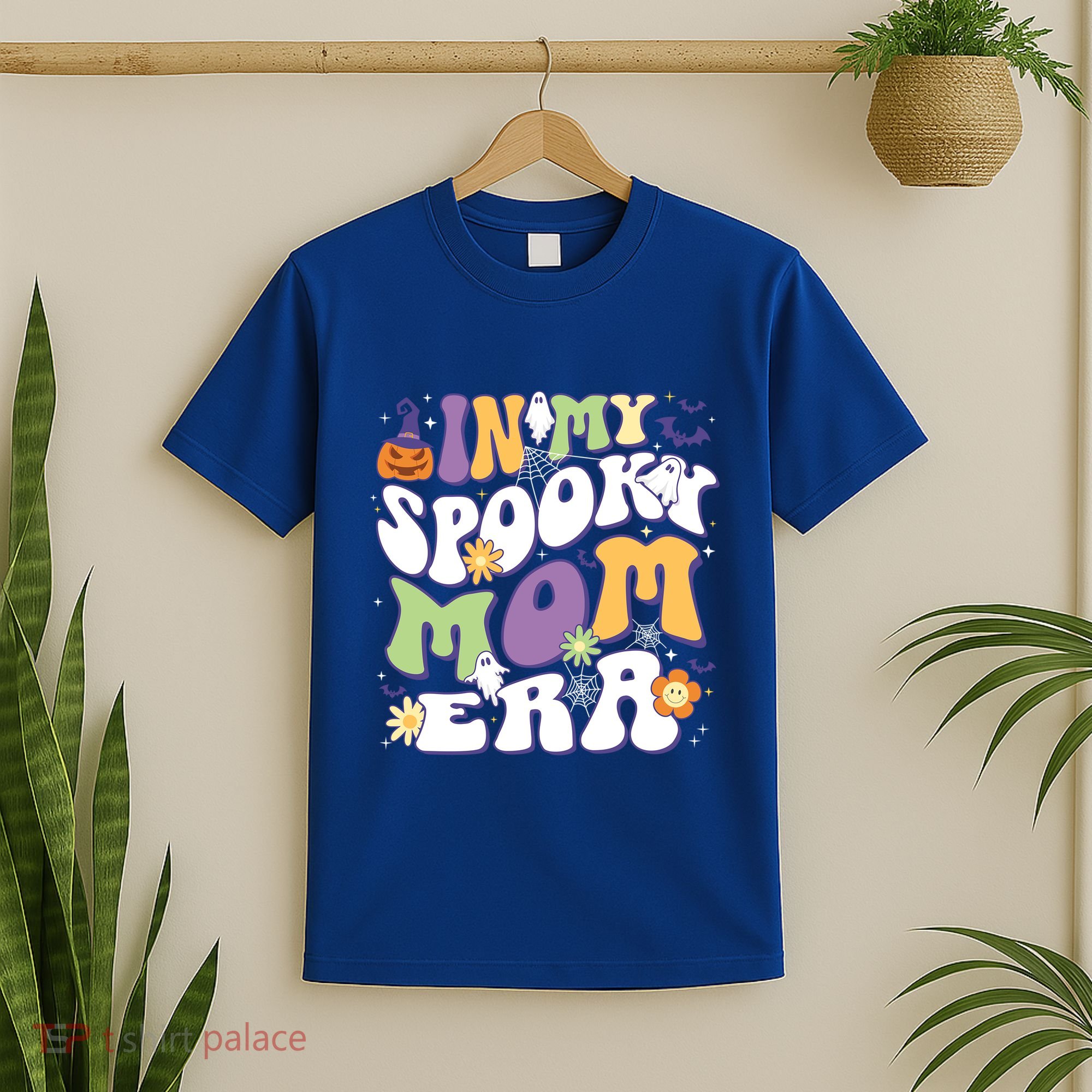 In My Spooky Mom Era Halloween Groovy Mama Retro Cute Gift T-Shirt