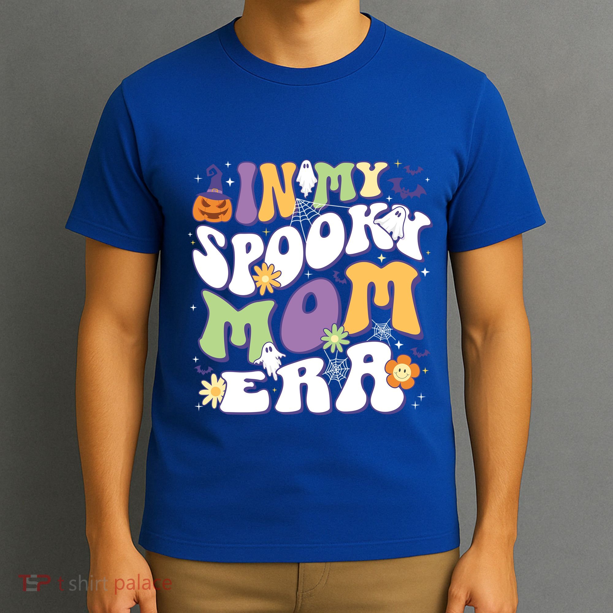 In My Spooky Mom Era Halloween Groovy Mama Retro Cute Gift T-Shirt