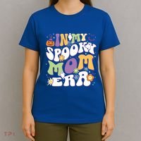 In My Spooky Mom Era Halloween Groovy Mama Retro Cute Gift T-Shirt thumb 4
